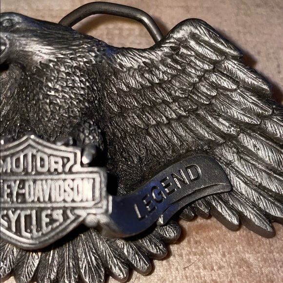 Harley-Davidson pewter Eagle Belt Buckle - Picture 6 of 10
